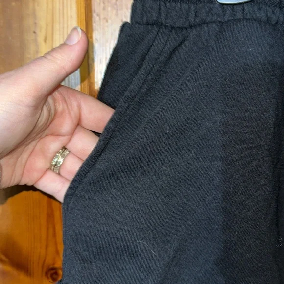 PINK Victoria's Secret Black Athletic Shorts size large comfy shorts lounge - Picture 3 of 5